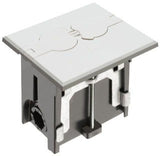 Arlington FLBAF101W | WHITE FLOOR BOX FLIP