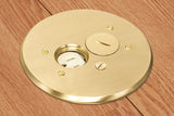 Arlington FLBAR101MB | Brass Adjustable Floor Box-Round