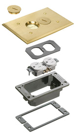 Arlington FLBC101MBTK | Brass Trim Kit-Concrete