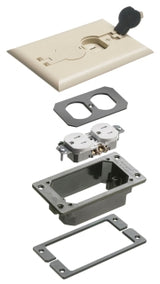 Arlington FLBCF101LATK | ALMOND FLIP LID CONCRETE KIT