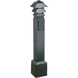 Arlington GPBK35B | 35" Black Gardenpost Bollard
