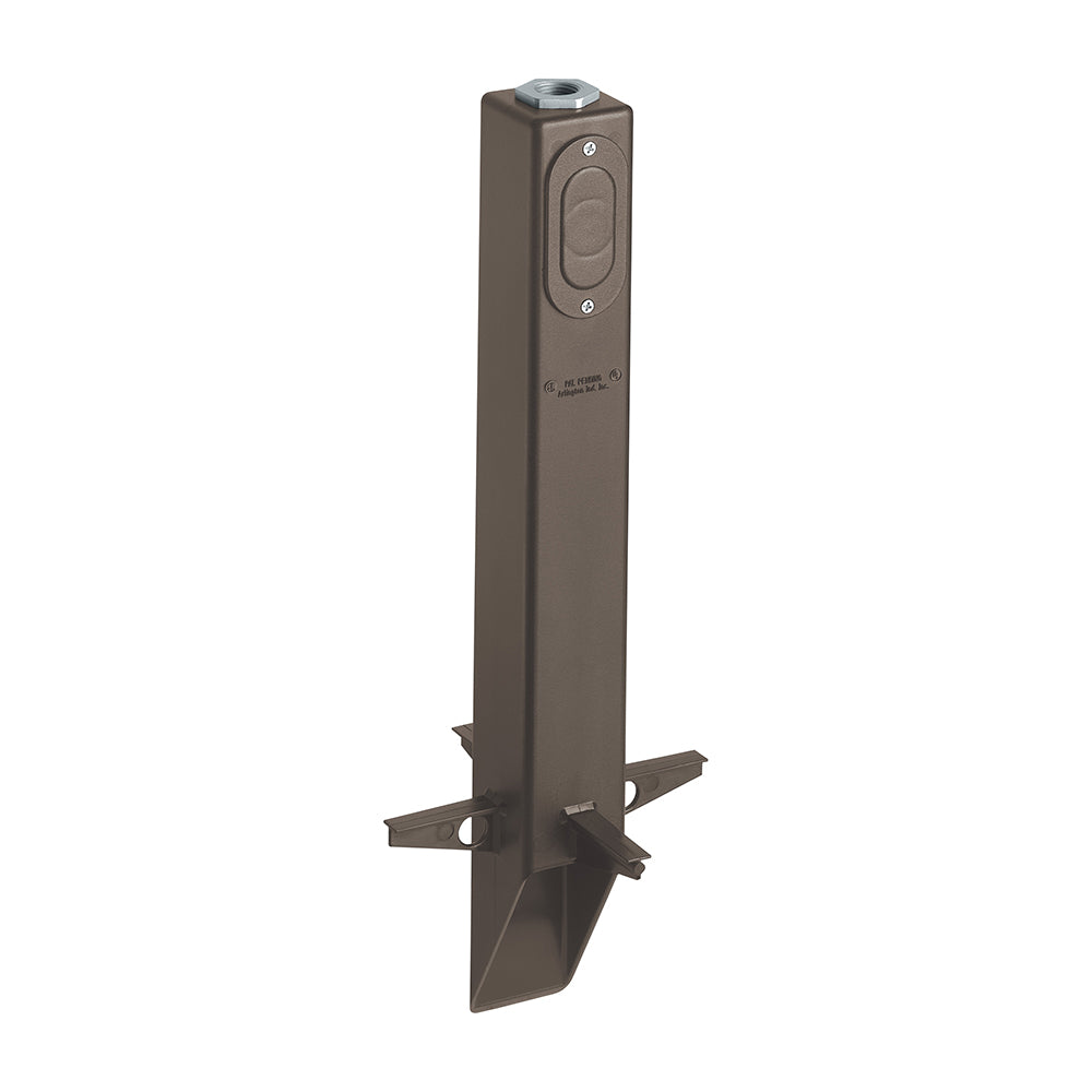Arlington GPL19BR | LOW PROFILE GARDEN POST BRONZE 19-1/2"