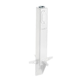 Arlington GPL19W | LOW PROFILE GARDEN POST WHITE 19-1/2"