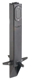 Arlington GPL19W | LOW PROFILE GARDEN POST WHITE 19-1/2"