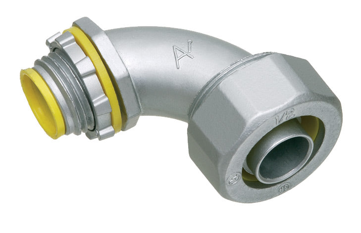 Arlington LT9038A | 3/8" 90 LIQUIDTIGHT CONNECTOR INSULATED