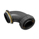 Arlington NMLT90200BL | 2" Black Pvc 90 Degree Liquidtight Connector