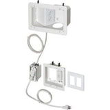 Arlington TVB712BK | White Tv Box-Angled