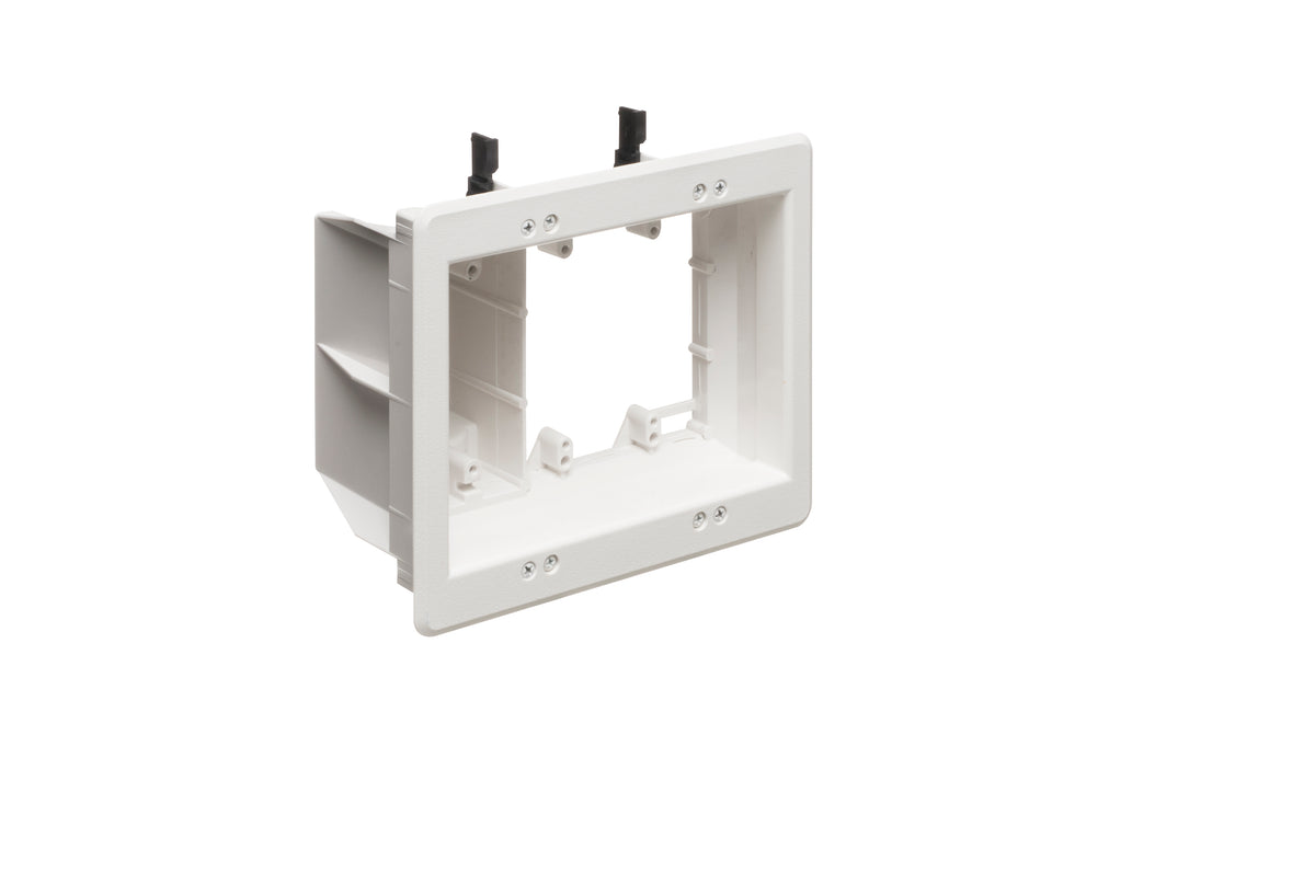 Arlington TVBU507 | 3-Gang White TV Box