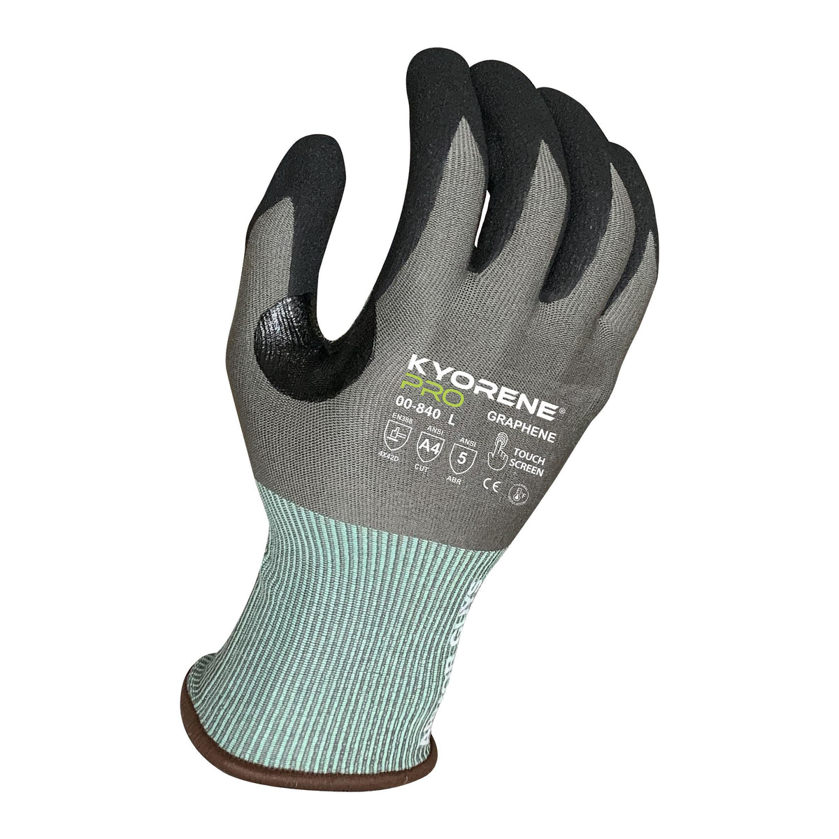 Armor Guys 00-840-L | Cut-Resistant Gloves, ANSI A4, Nitrile Palm, Gray, Large