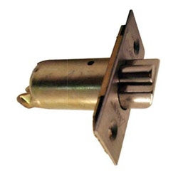 Arrow Lock 114 32D | Cylindrical Lockset Deadlatch, Square Corner, 2-3/4" Backset, Satin Stainless Steel, For MK Series Cylindrical Lockset