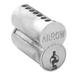Arrow Lock 7100CR-UCX-MB 26D | Pointe SFIC Key Cylinder, 7-Pin Uncombinated, MB Keyway, Satin Chromium Plated