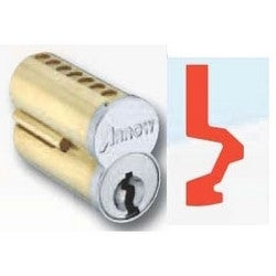 Arrow Lock 7100CR-UCX-WB 26D | Pointe SFIC Key Cylinder, 7-Pin Uncombinated, WB Keyway, Satin Chromium Plated