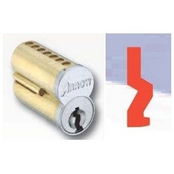 Arrow Lock 7100CRP-UCX-AB 26D | Pointe SFIC Key Cylinder, 7-Pin Uncombinated, AB Keyway, Satin Chromium Plated, Without Logo