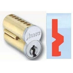 Arrow Lock 7100CRP-UCX-CB 26D | Pointe SFIC Key Cylinder, 7-Pin Uncombinated, CB Keyway, Satin Chromium Plated, Without Logo