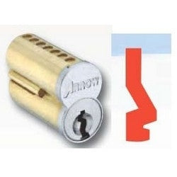 Arrow Lock 7100CRP-UCX-GB 26D | Pointe SFIC Key Cylinder, 7-Pin Uncombinated, GB Keyway, Satin Chromium Plated, Without Logo