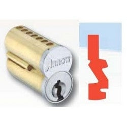 Arrow Lock 7100CRP-UCX-KB 26D | Pointe SFIC Key Cylinder, 7-Pin Uncombinated, KB Keyway, Satin Chromium Plated, Without Logo