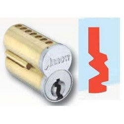 Arrow Lock 7100CRP-UCX-LB 26D | Pointe SFIC Key Cylinder, 7-Pin Uncombinated, LB Keyway, Satin Chromium Plated, Without Logo