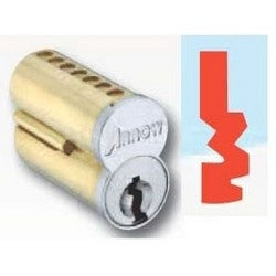 Arrow Lock 7100CRP-UCX-MB 26D | Pointe SFIC Key Cylinder, 7-Pin Uncombinated, MB Keyway, Satin Chromium Plated, Without Logo