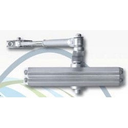 Arrow Lock DCN314 AL | Door Closer, 1 Through 4 Adjustable Size, Non-Hold Open Arm, Aluminum Enamel, With PA Bracket