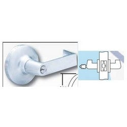 Arrow Lock GL87SR 26D 306 G71 | Cylindrical Lever Lock, Sierra, ASA/Square Corner Strike, 2-3/4" Backset, Satin Chromium Plated, For Classroom