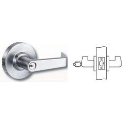 Arrow Lock QL87SR-CS 26D 306 Q71 | Cylindrical Lever Lock, Trim, ASA/Square Corner Strike, CS Keyway, Satin Chromium Plated, For Classroom