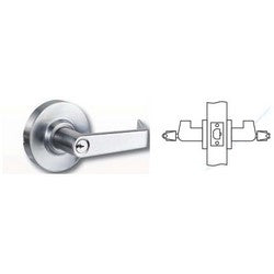 Arrow Lock QL97SR-CS 26D 306 Q71 | Cylindrical Lever Lock, Trim, ASA/Square Corner Strike, CS Keyway, Satin Chromium Plated, For Intruder Classroom