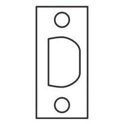 Arrow Lock R72 32D | Cylindrical Lockset Spring Latch, Satin Stainless Steel, For RK Series Cylindrical Lockset