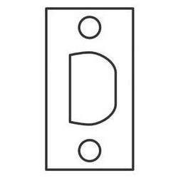 Arrow Lock R73 32D | Cylindrical Lockset Spring Latch, Satin Stainless Steel, For RK Series Cylindrical Lockset
