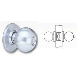 Arrow Lock RK02BD 613E R60 R72 | Cylinder Lockset, Ball Knob, D Rose Trim, T-Strike, Oil Rubbed Dark Oxide Bronze, For Privacy