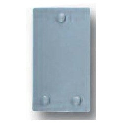 Arrow Lock SF01 AL | Exit Alarm Device Plate, Flat, Blank, Aluminum Enamel, For Passage