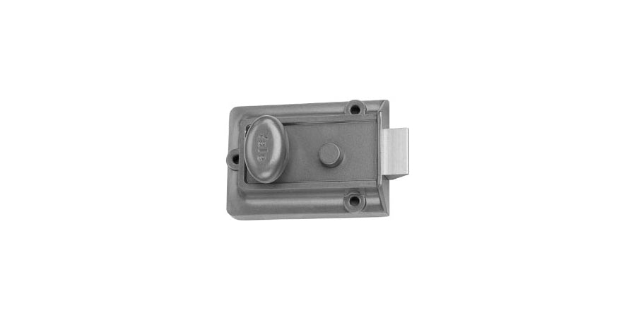 Assa Abloy Accentra 80 | Auxiliary Security Latch Lock, Function Deadlatch Single Cylinder, Sprayed Brass, Boxed