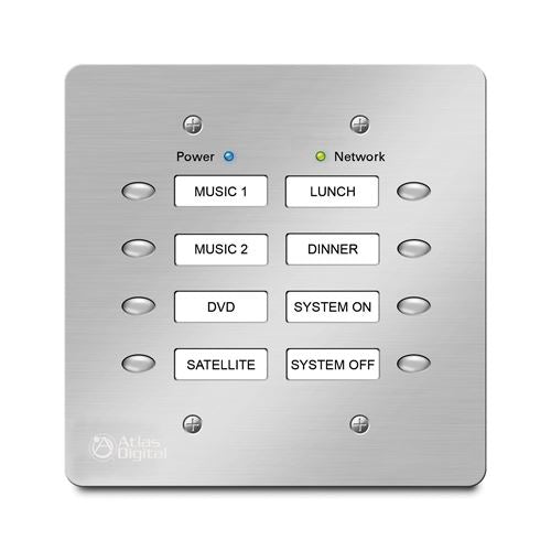 Atlas Sound BBWP-S8W | Blue Bridge 8-Button Controller - White