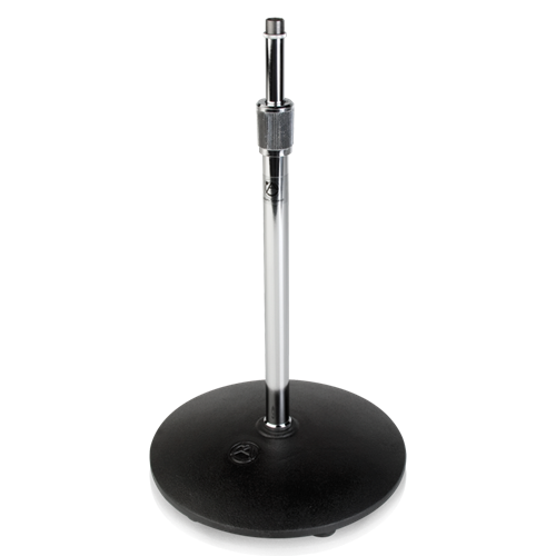 Atlas Sound DMS10 | Drum Miking Stand 15 inch-26 inch (Table to top of Threads) Height Adjustment - Chrome