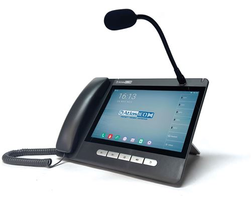 Atlas Sound IP-CONSOLE-GH | PoE IP Console with Gooseneck Mic and Handset