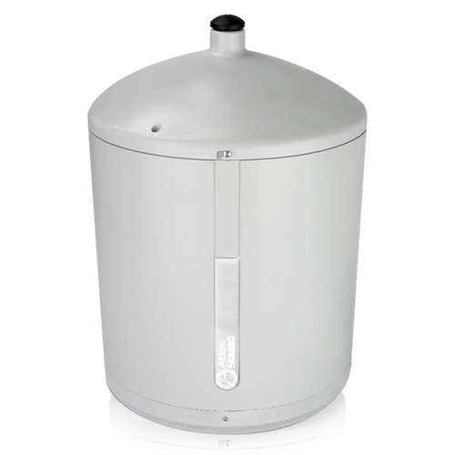 Atlas Sound PM8GD-WH | 8 Inch 2-way High Efficiency Pendent Speaker with 8-Watt 70V Transformer - White