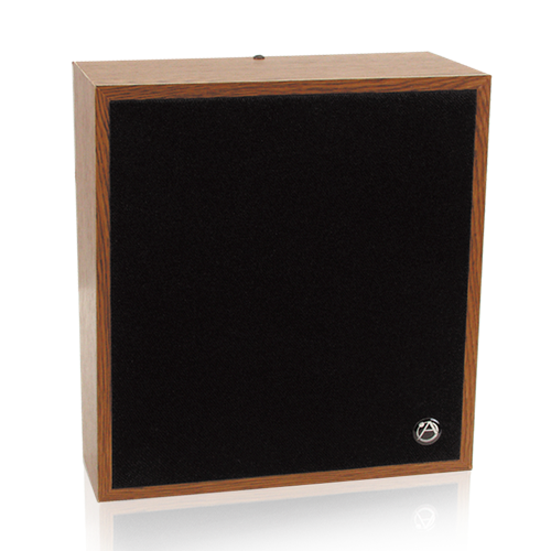 Atlas Sound WD417-72V | 8 inch Slant Wall Mount Speaker/Baffle Package 25/70.7V-4W xfmr with Volume Control