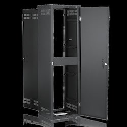 Atlas Sound 240-25 | Welded Rack 25.5 inch Deep, 40RU, Shown with Optional Front Door
