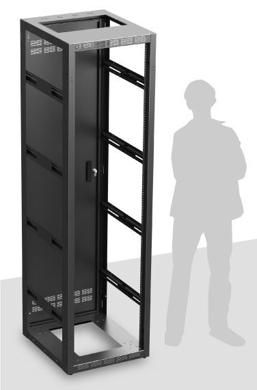 Atlas Sound 544-25 | Stand Alone or Gangable Rack 25 inch Deep, 44RU