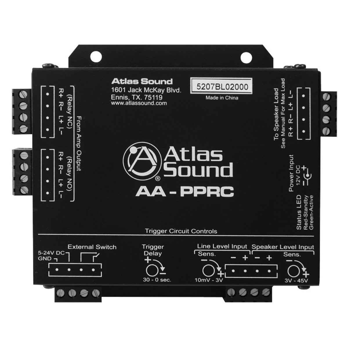 Atlas Sound AA-PPRC | Priority Paging Remote Controller