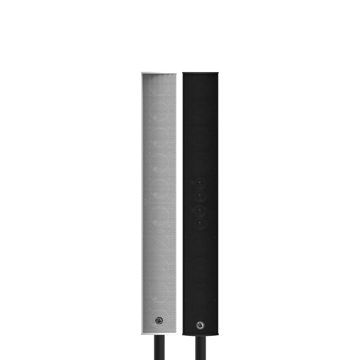 Atlas Sound ALA10TAW | EN54-24 Certified 10 Speaker Full Range Line Array Speaker System in Black or White Finish