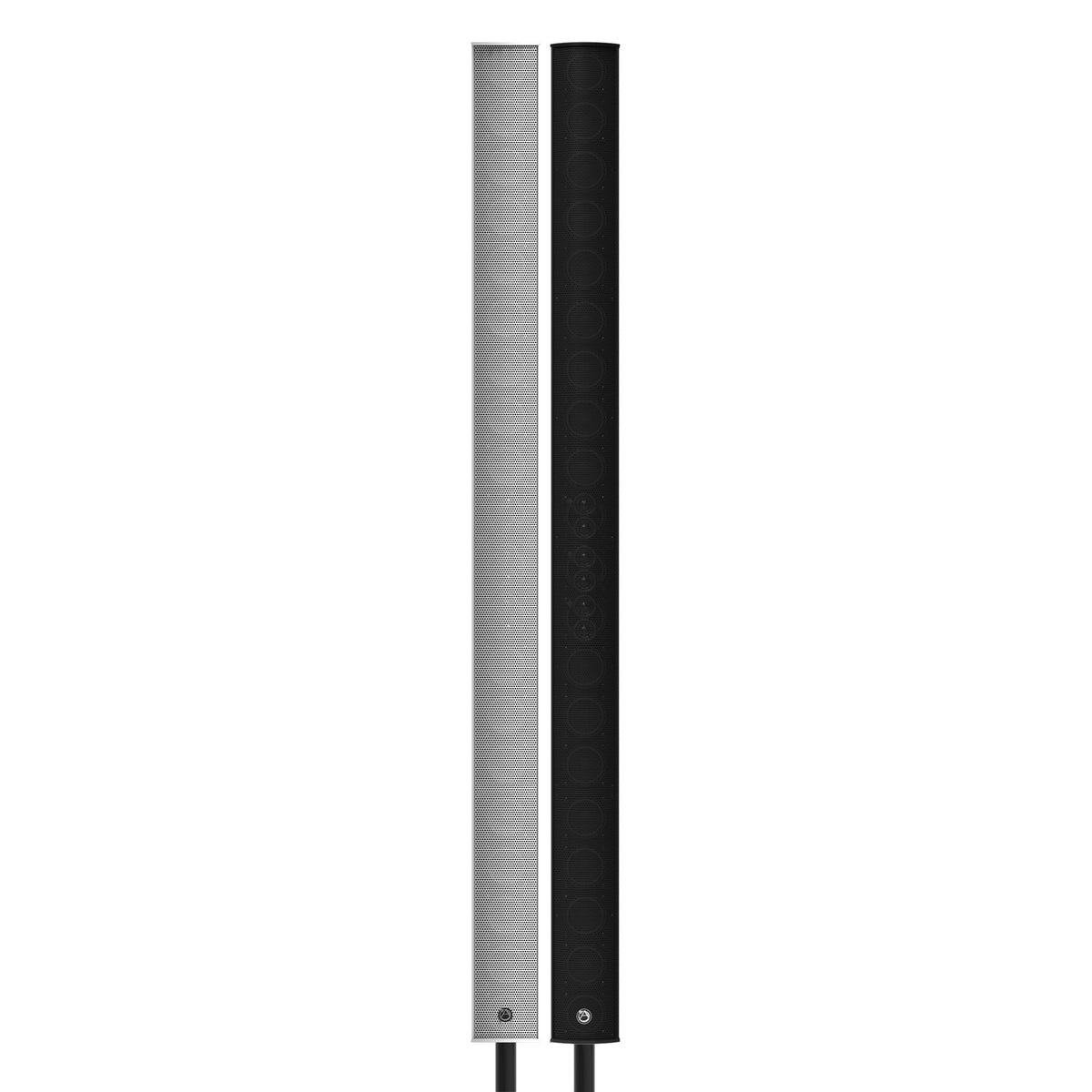 Atlas Sound ALA20TAW-B | EN54-24 Certified 20 Speaker Full Range Line Array Speaker System in Black or White Finish