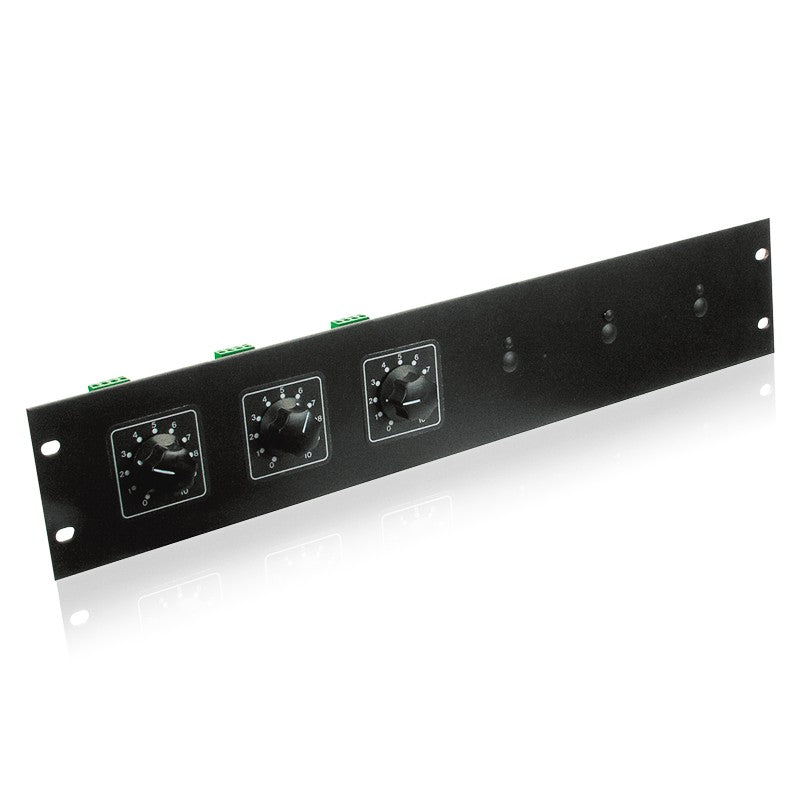 Atlas Sound ATPLATE-052 | Attenuator Rack Mounting Plate Holds up to 6 Attenuators