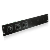 Atlas Sound ATPLATE-052 | Attenuator Rack Mounting Plate Holds up to 6 Attenuators