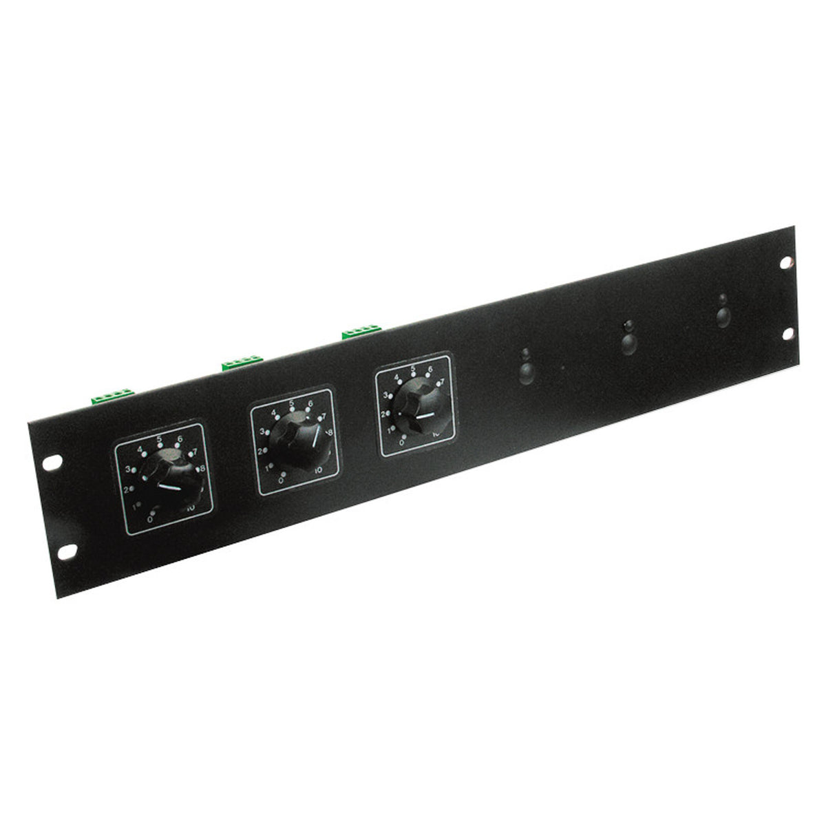 Atlas Sound ATPLATE-052 | Attenuator Rack Mounting Plate Holds up to 6 Attenuators