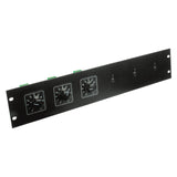 Atlas Sound ATPLATE-052 | Attenuator Rack Mounting Plate Holds up to 6 Attenuators