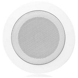 Atlas Sound BT720-4 | 4 Inch In-Ceiling Speaker with 4-Watt 25V/70V Transformer and T720-4 Baffle