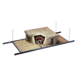 Atlas Sound C803AT87FRK | Fire Rated 8 Inch Coaxial Speaker with 16-watt 8-watt 70V Transformer, Enclosure, and Baffle