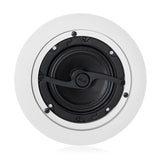 Atlas Sound DLS4 | 4 Inch In-Ceiling Full Range Speaker with 8-Watt 70V/100V Transformer and Press Fit Grille
