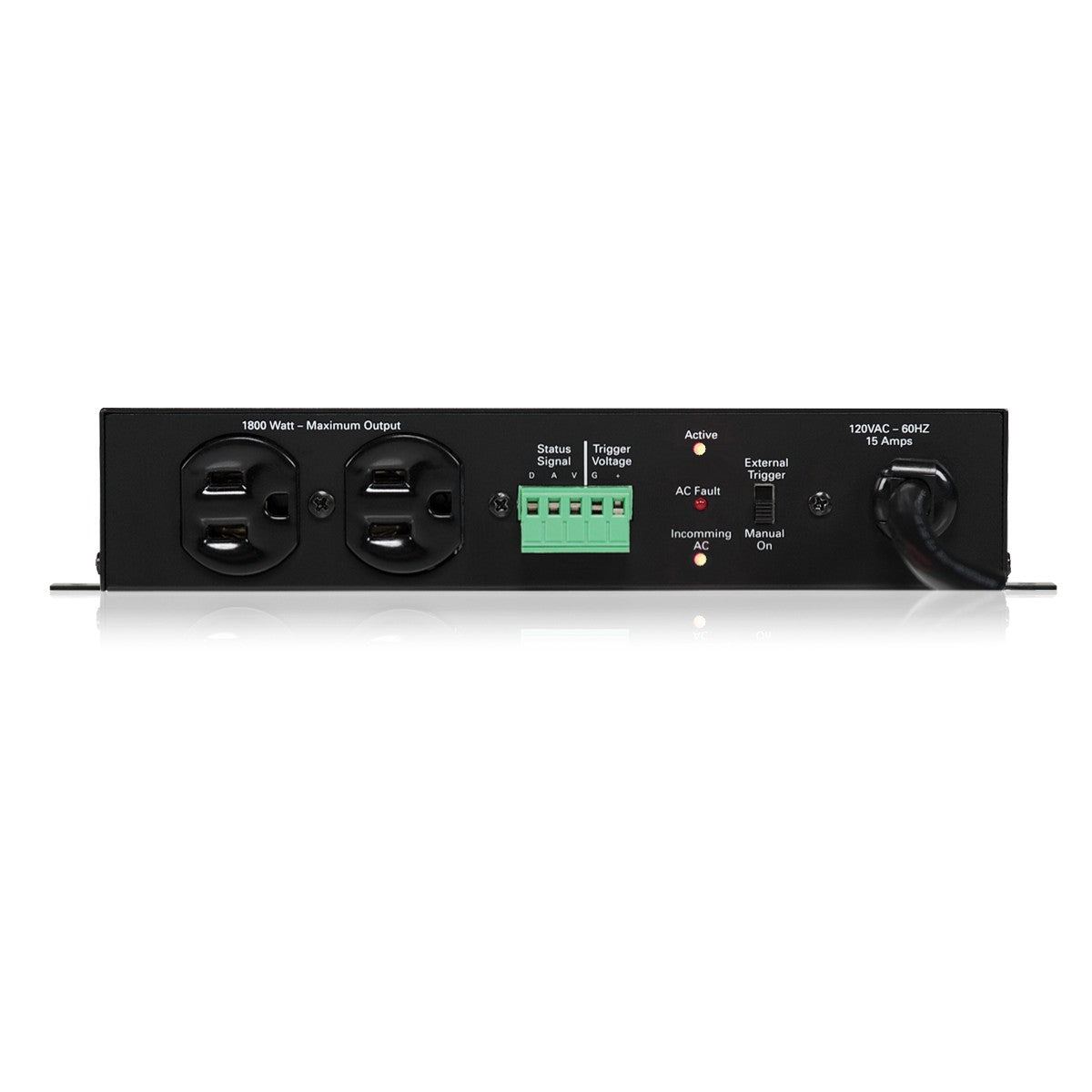 Atlas Sound ECM-15SH | 15A AC Power Conditioner and Spike Suppressor (Single Housing)