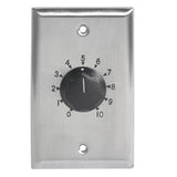 Atlas Sound EZHD72W | 8 Inch In-Ceiling Speaker with 4-Watt 25V/70V Transformer, 51-8 Baffle, and Drop Tile Support Rails